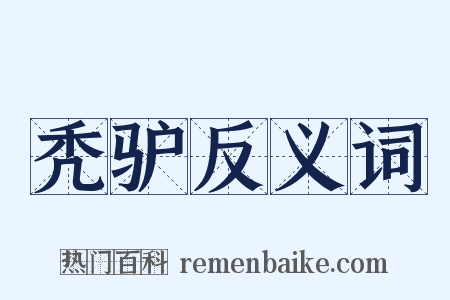 秃驴反义词是什么意思的图片
